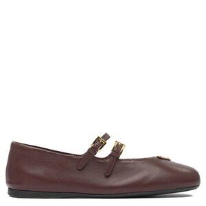 Prada Nappa Leather Ballet Flats IT 36 Women